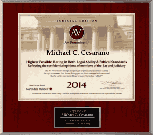 AV 2014 Premium Plaque Award